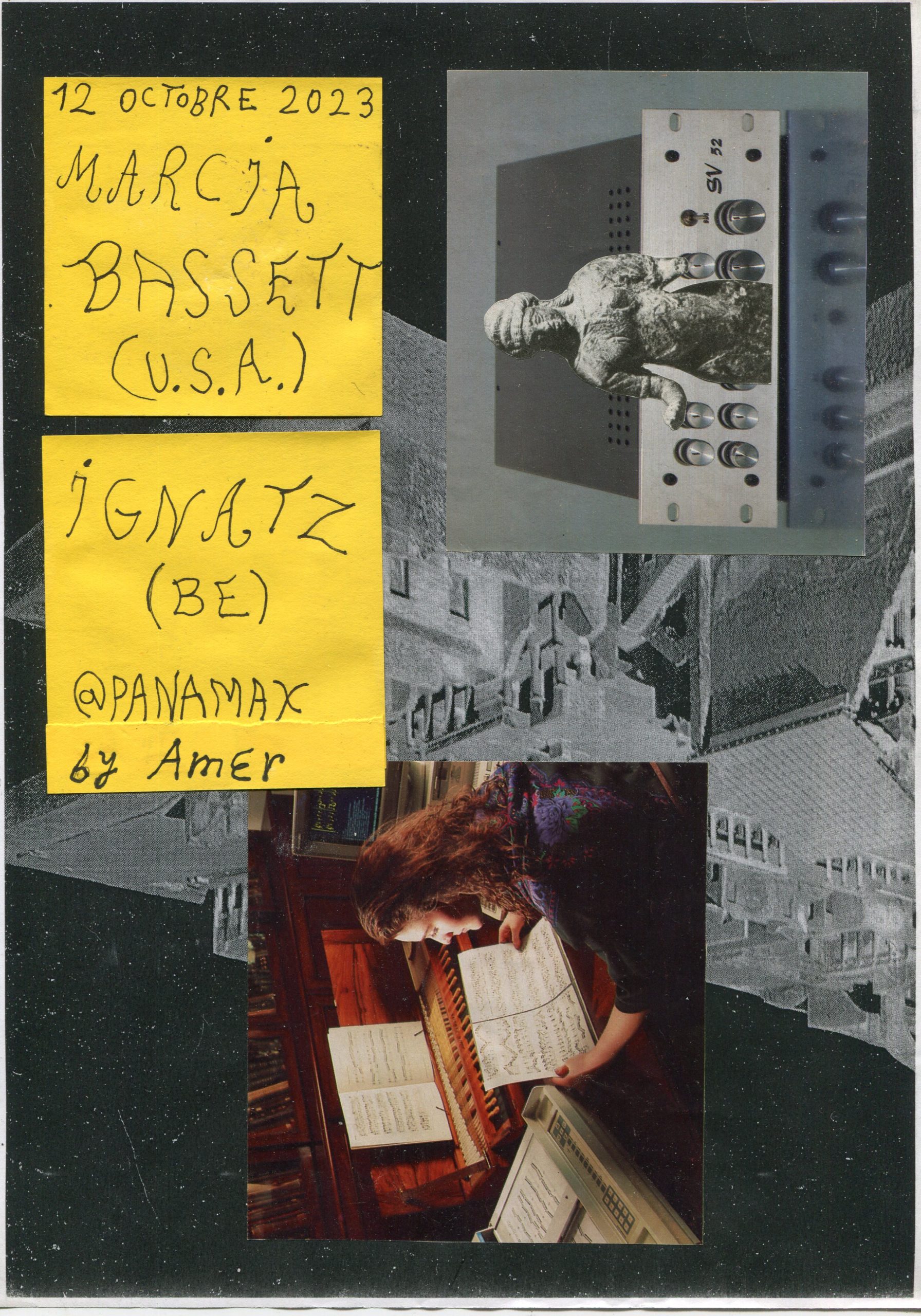 Flyer (front) by Hendrik Hegray